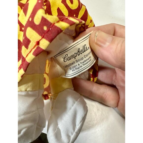 Vintage Campbell Kids Plush Doll Set of 4; Chef Alphabet Soup  Beanbag 2001 - Picture 6 of 9